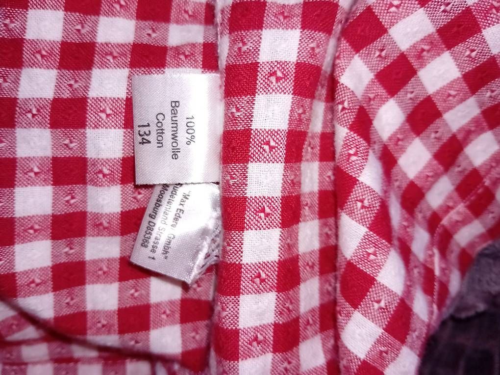 Vestiti & Gonne: Dirndl rot/weiss mit Bluse (Gr. 134) – Usato da Rubigen venduto da hockey1979 3