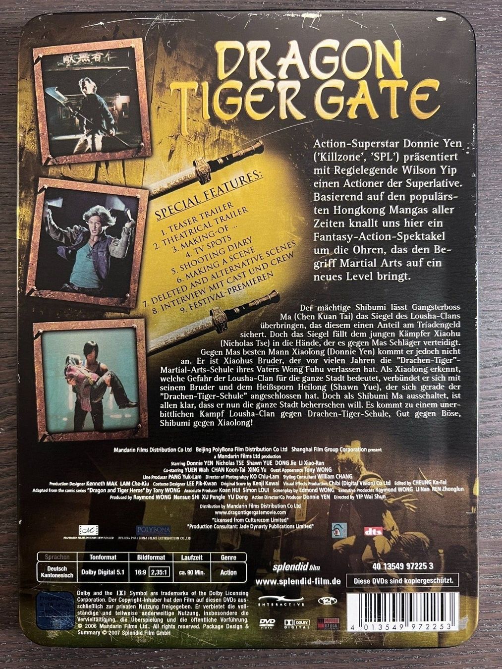Alle DVDs: Dragon Tiger Gate – Gebraucht aus Zürich von FilmFreunde 1