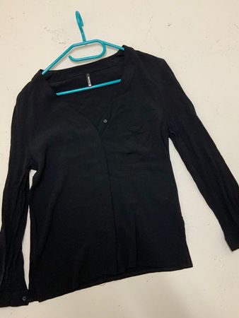 Chicoree Damen Bluse Langarm Schwarz Grösse S guter Zustand