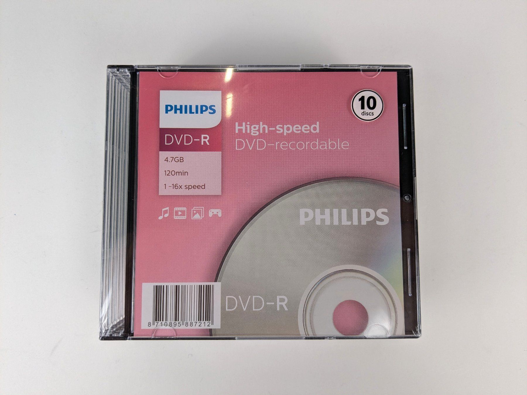 Tutti i DVDs: PHILIPS DVD-R 10er-Pack – Nuovo e nell'imballaggio originale da Dintikon venduto da Restwert_Dintikon 2