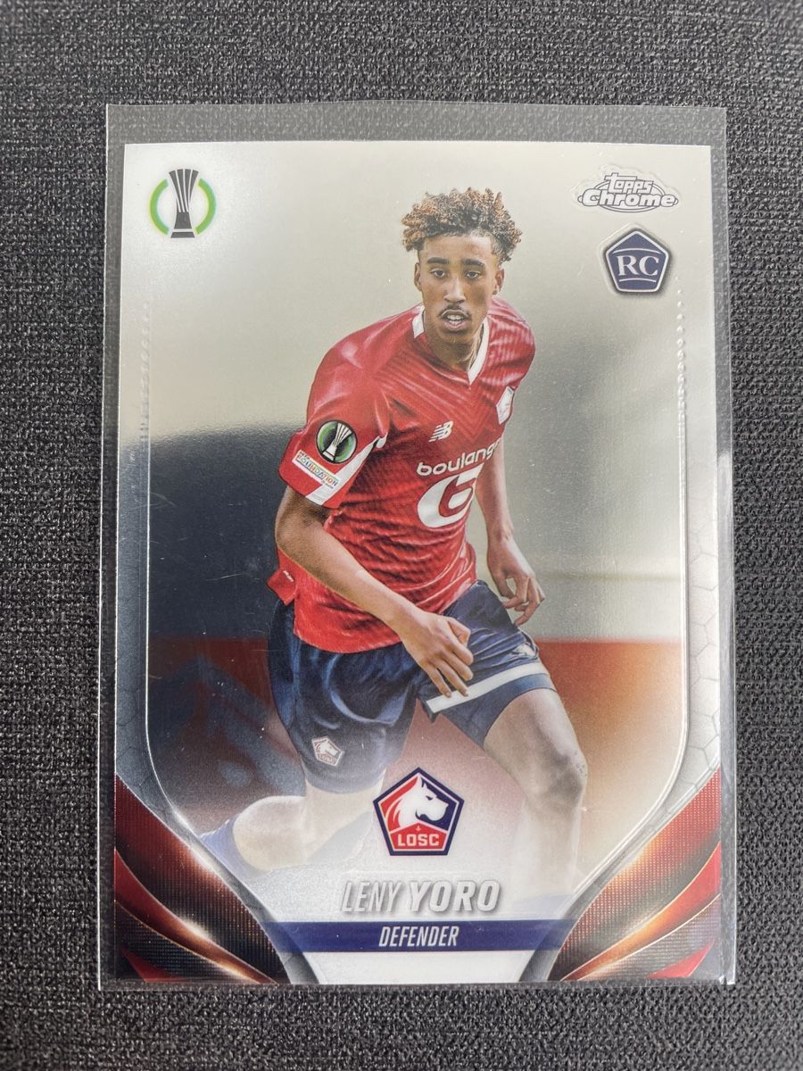Topps Cartes à collectionner: Topps Chrome Leny Yoro Losc Lille – Neuf (Voir description) à Burgdorf par Sports_Cards_3400
