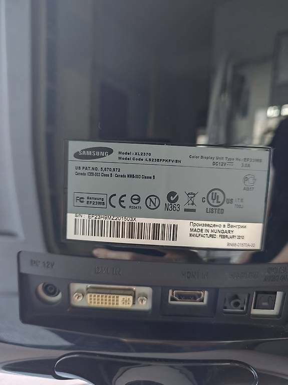 Monitor: Samsung XL2370 23" Monitor – Usato da Altstätten SG venduto da RK93 2