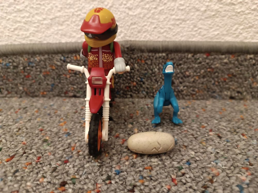 Playmobil 9431 Motocross Bike with Raptor