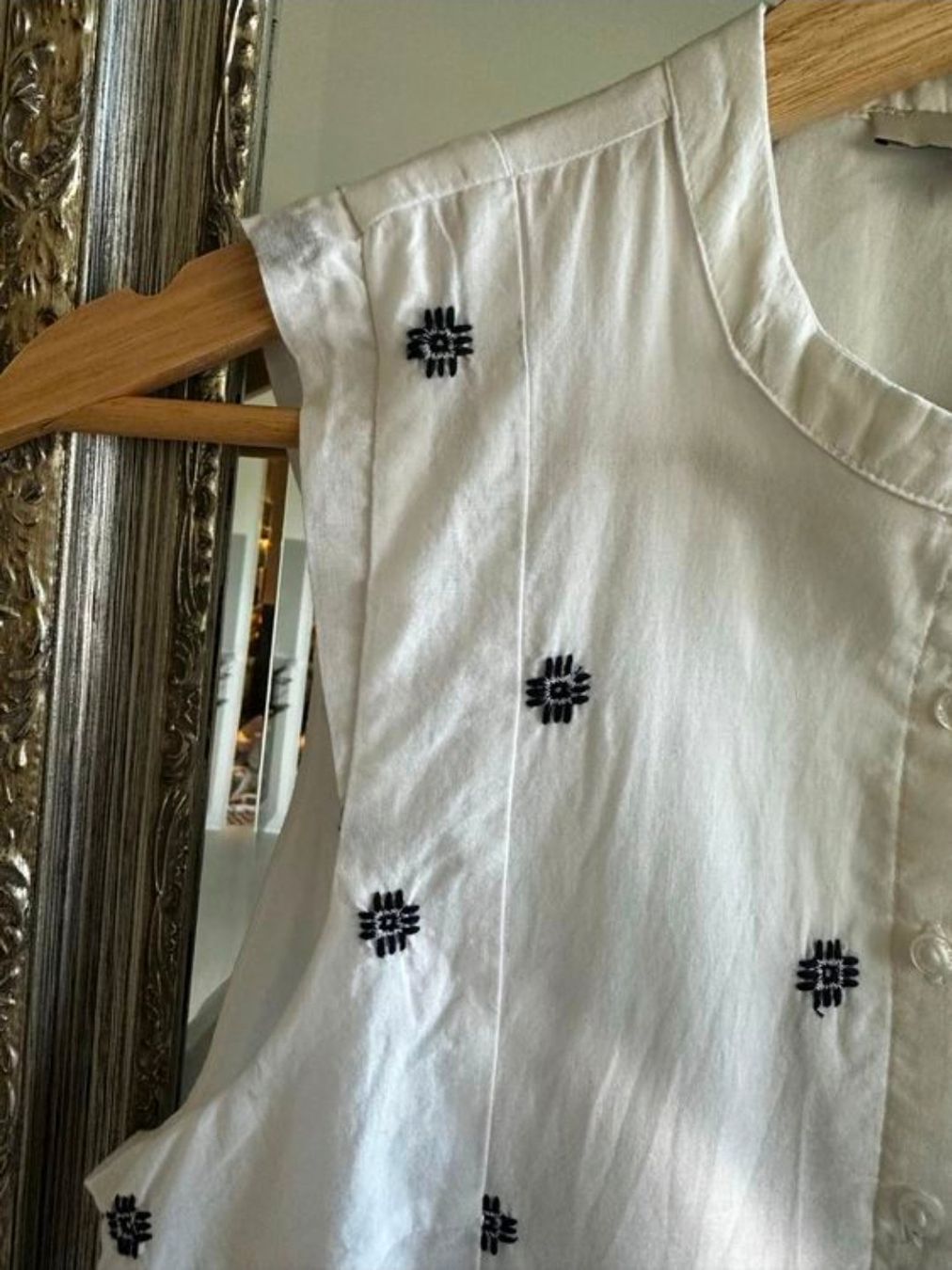 Pepe Jeans Blusen: Pepe Jeans Bluse (weiss mit Muster) S – Gebraucht aus Dübendorf von LoRi-2026 1