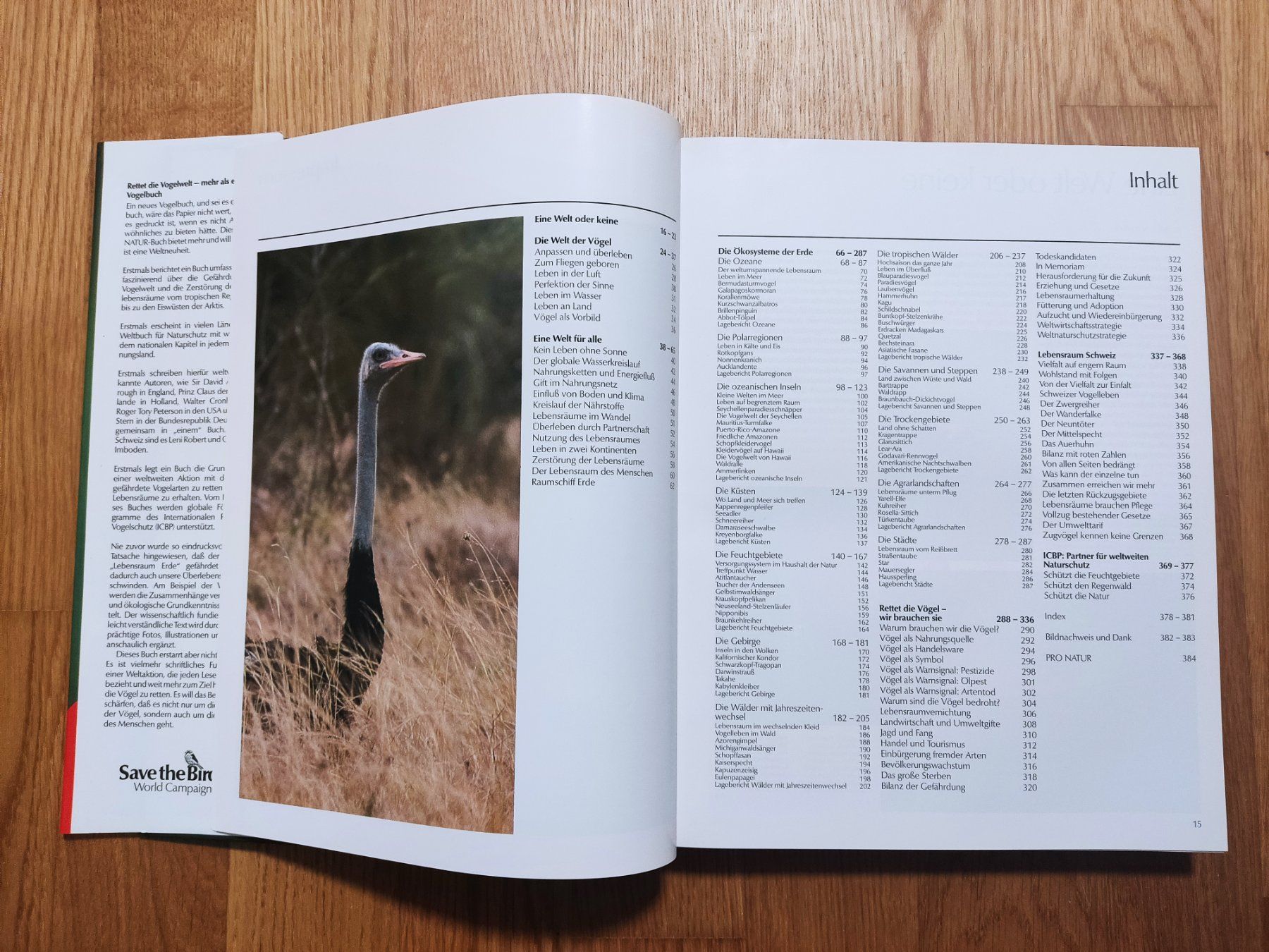 Bücher: Rettet die Vogelwelt - Schweizer Ausgabe – Gebraucht aus Buchs AG von patiburgener 2