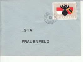 Artillerie Wi 72 auf Brief