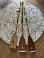 3 Metzeler Holzpaddel Ruder
