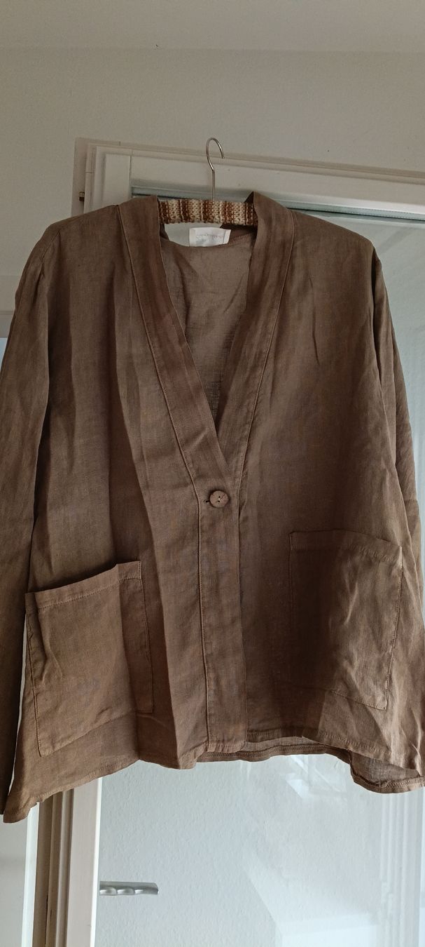 Giacche:  Linen Jacket Size L Spring/Summer Bohemian Style – Nuovo (secondo la descrizione) da Zürich venduto da cat_9cvz