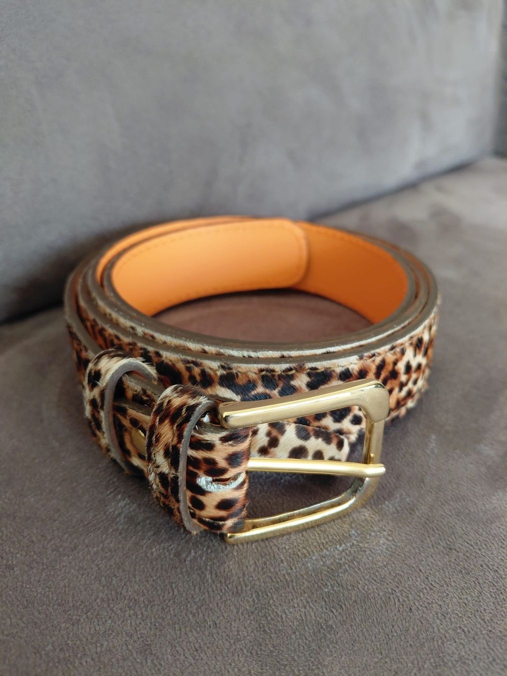 Cinture: Ceinture/Belt En Cuir Imprimé Léopard – Nuovo (secondo la descrizione) da Les Breuleux venduto da Ljldm01 1