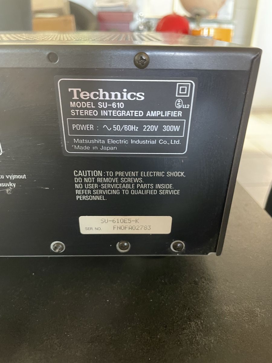 Technics Amplificatori: Technics SU-610 Amplificateur Vintage – Usato da Vallamand venduto da Bricbracbroc82 6