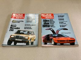 Magazine: Auto Motor und Sport 2Stk. aus dem Jahr 1976