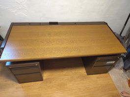 Lista Pult Holz/Metall braun Breite gebraucht