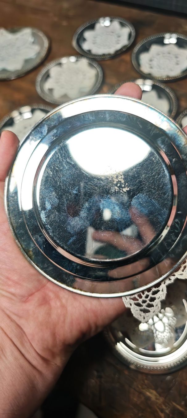 Sottobicchieri: Wunderschöne alte Vintage  Glasuntersetzer – Usato da Gelterkinden venduto da MYSTOREFORYOU4460 4