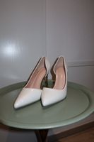 Elegante Damen High Heels Weiss/Gold – Grösse 38 🤍