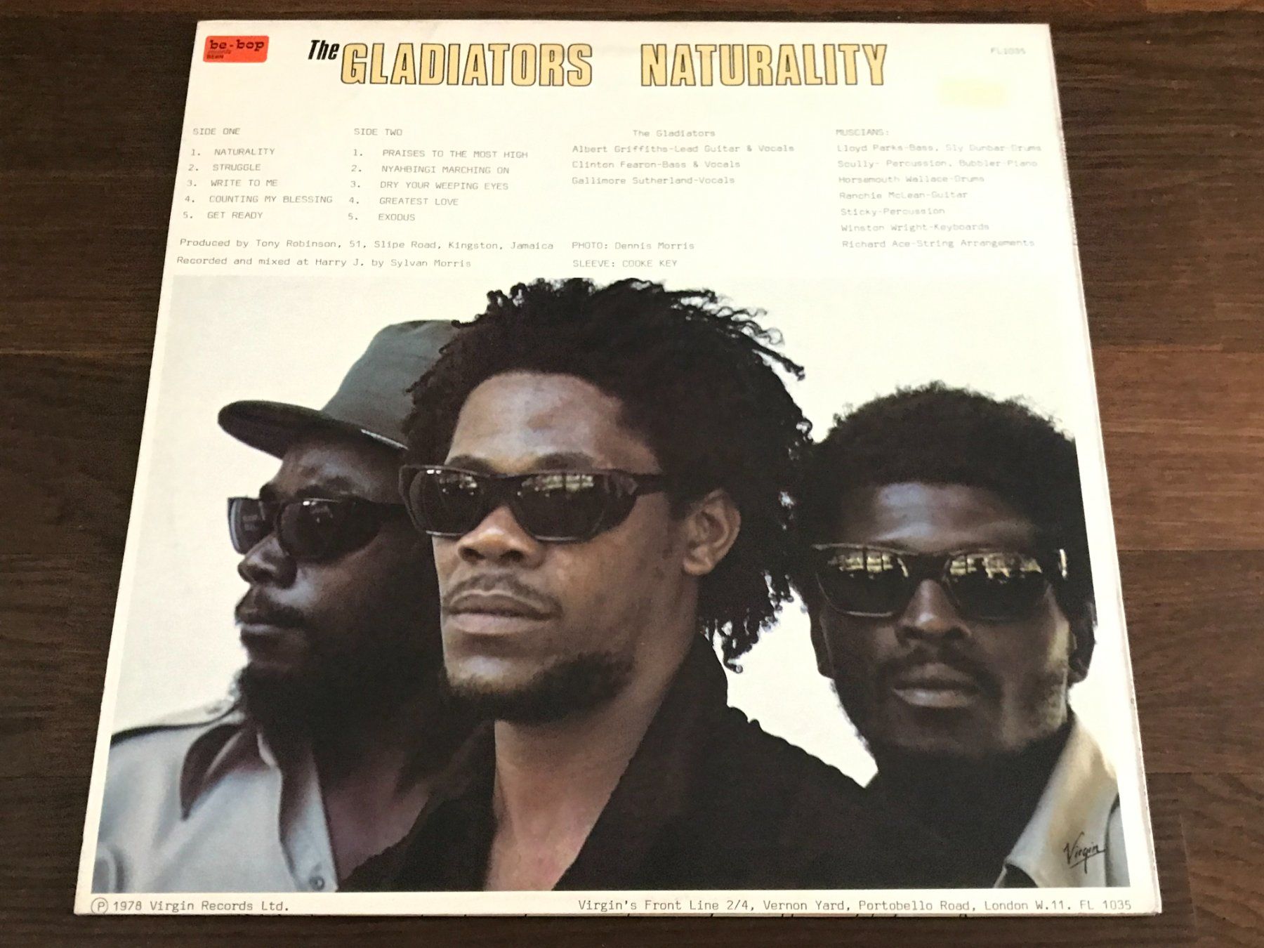 Dischi in vinile: GLADIATORS - Naturality - 1978 UK – Usato da Buchs AG venduto da Archie 1