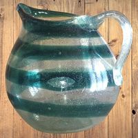 ✨ Designer Glaskrug Mundgeblasen | Murano Stil | Unikat