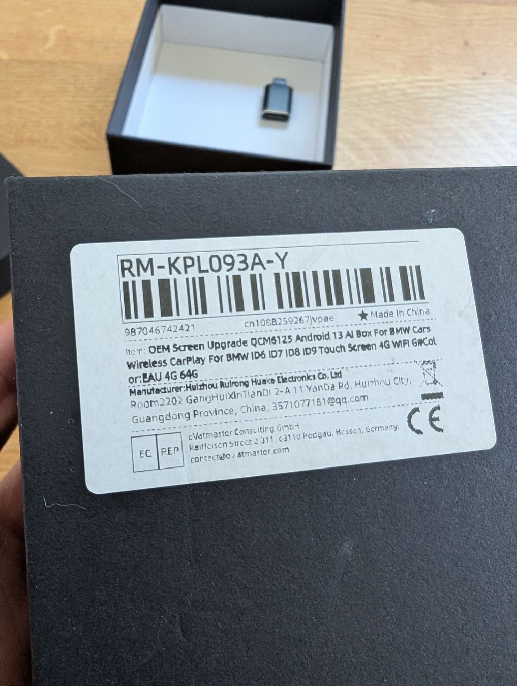 BMW Tutti pezzi di ricambio auto: Wireless CarPlay AI pour BMW Mini - Android Auto Box QCM6125 – Nuovo e nell'imballaggio originale da Pully venduto da krisnay 3