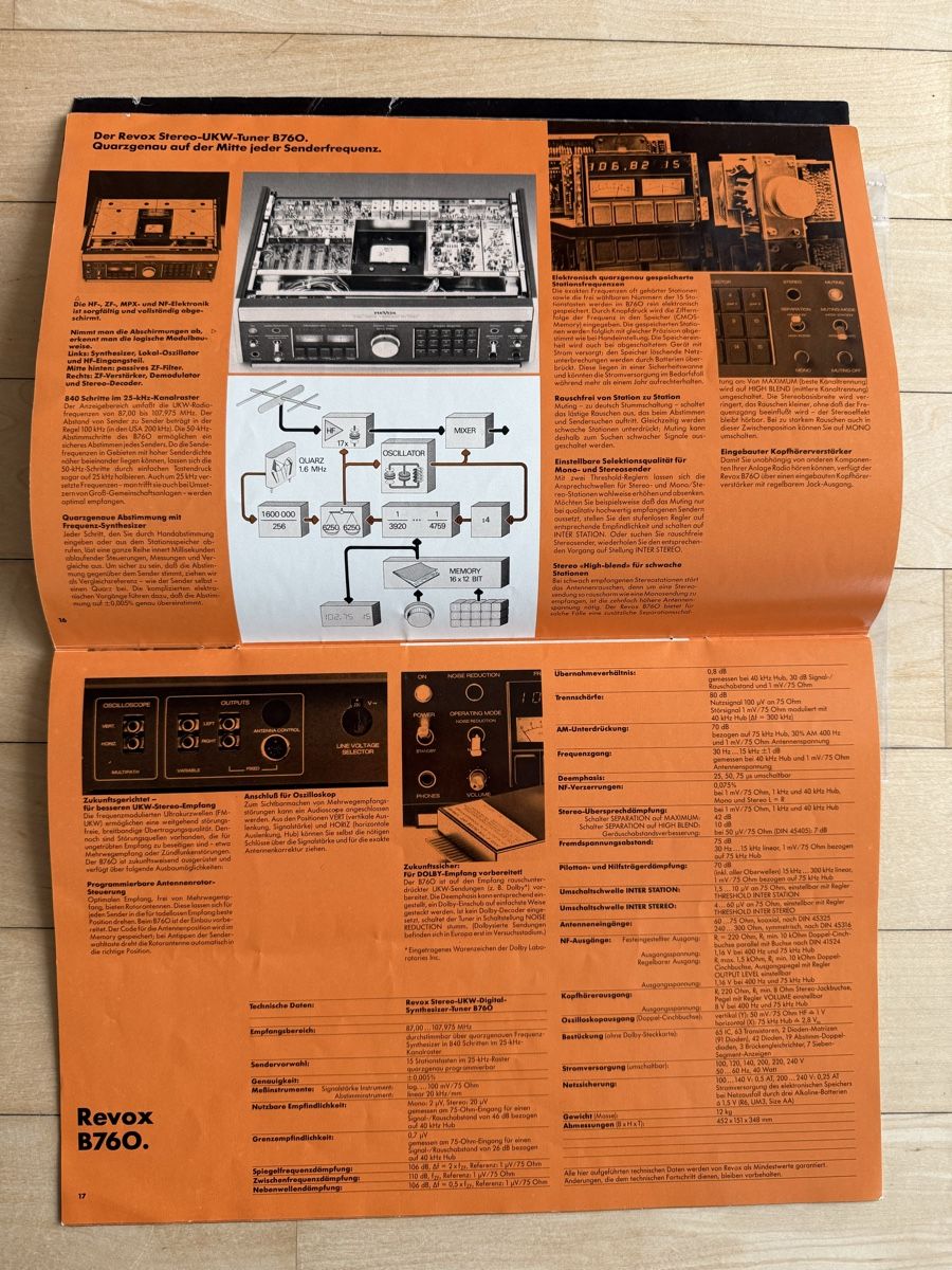 Revox Registratori: Studer Revox 80 Original Bedienungsanleitung – Usato da Uster venduto da Schangnau87 5