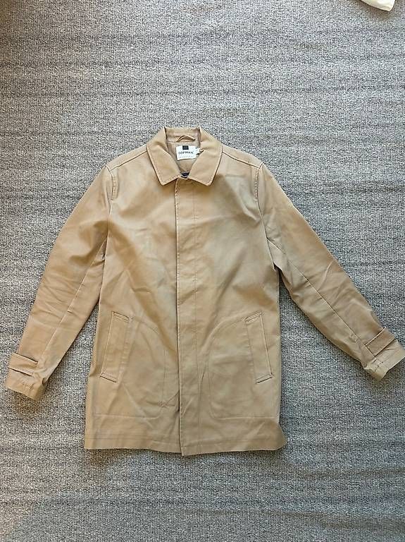 Giacche: Topman Beige Rain / Car Coat - Size Medium – Usato da Thalwil venduto da pal_x28f