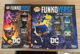 🎲 Lot de 2 jeux FunkoVerse DC Comics – Batman, Joker, ….