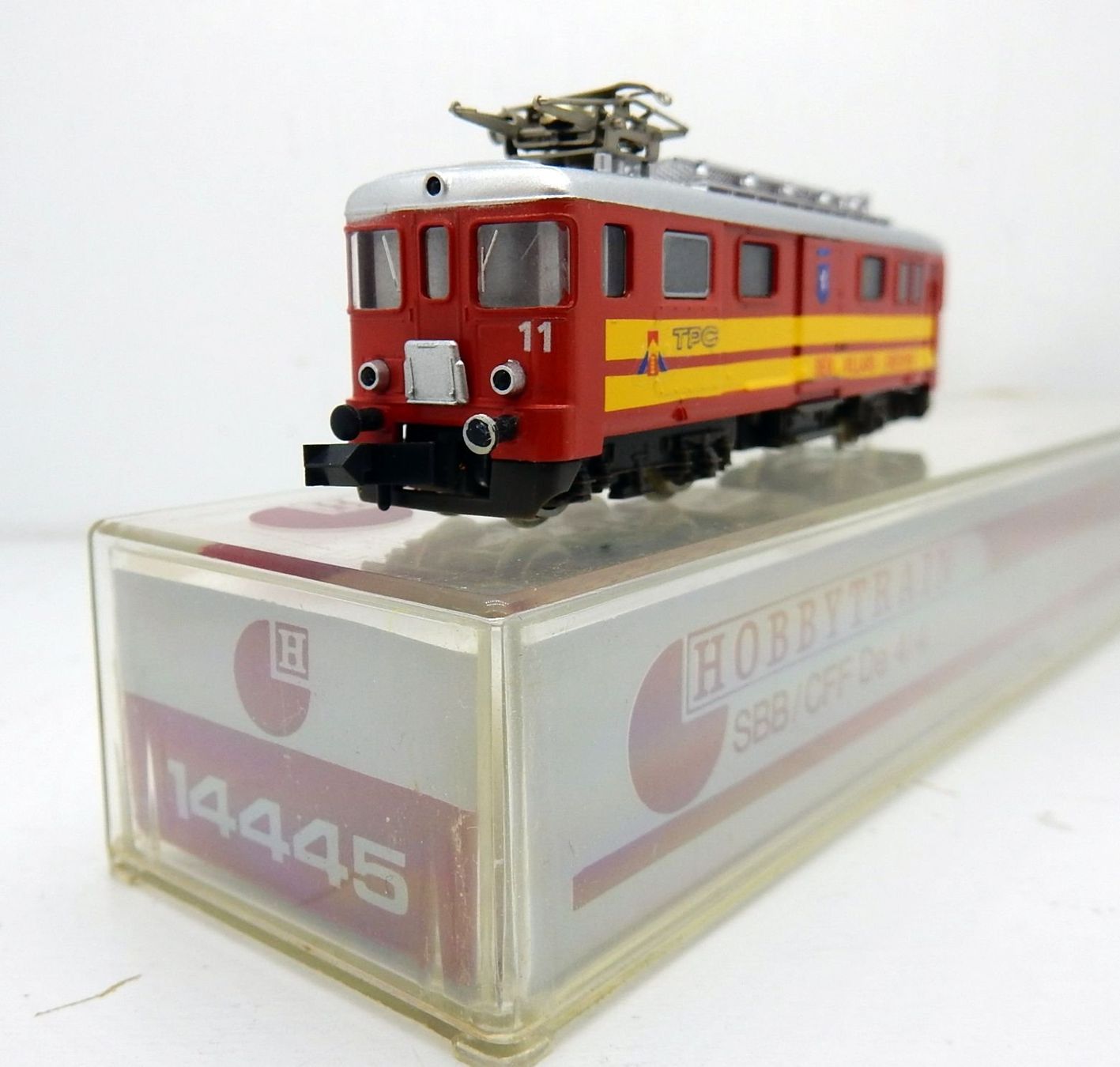 Kato Modellini di ferrovie: N  "BVB"   "Bex - Villars - Bretaye" - Motrice  De 4/4  - 11 – Usato da Locarno venduto da Gudrun2 2