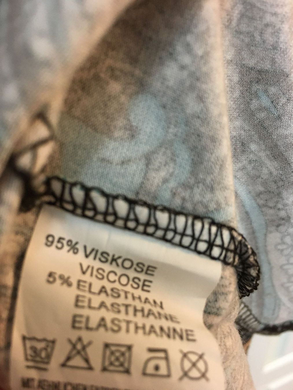 T-shirt: Langarmshirt, Gr.36, Viskose, bunt – Usato da Arni AG venduto da Mimo007 3
