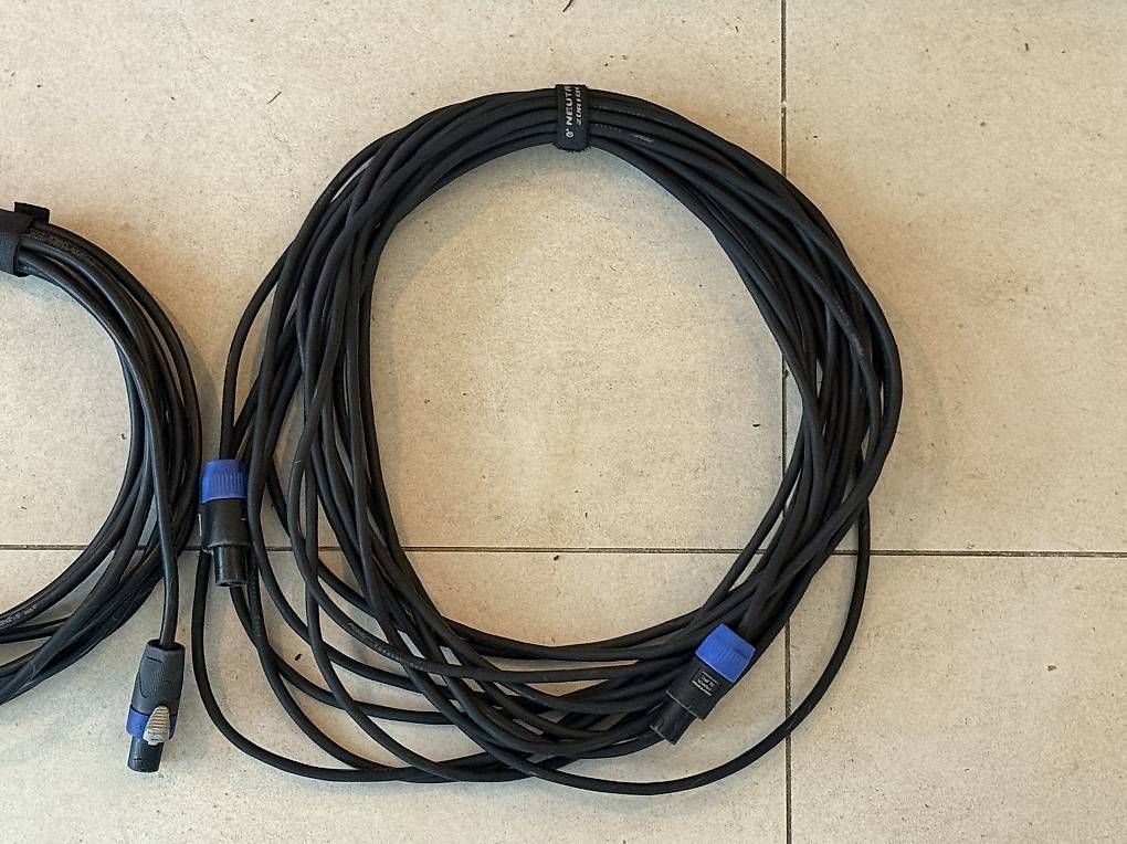 Neutrik Cavi: NL2 Lautsprecherkabel Set 3 Stück – Usato da Muri AG venduto da Ludrigen 3