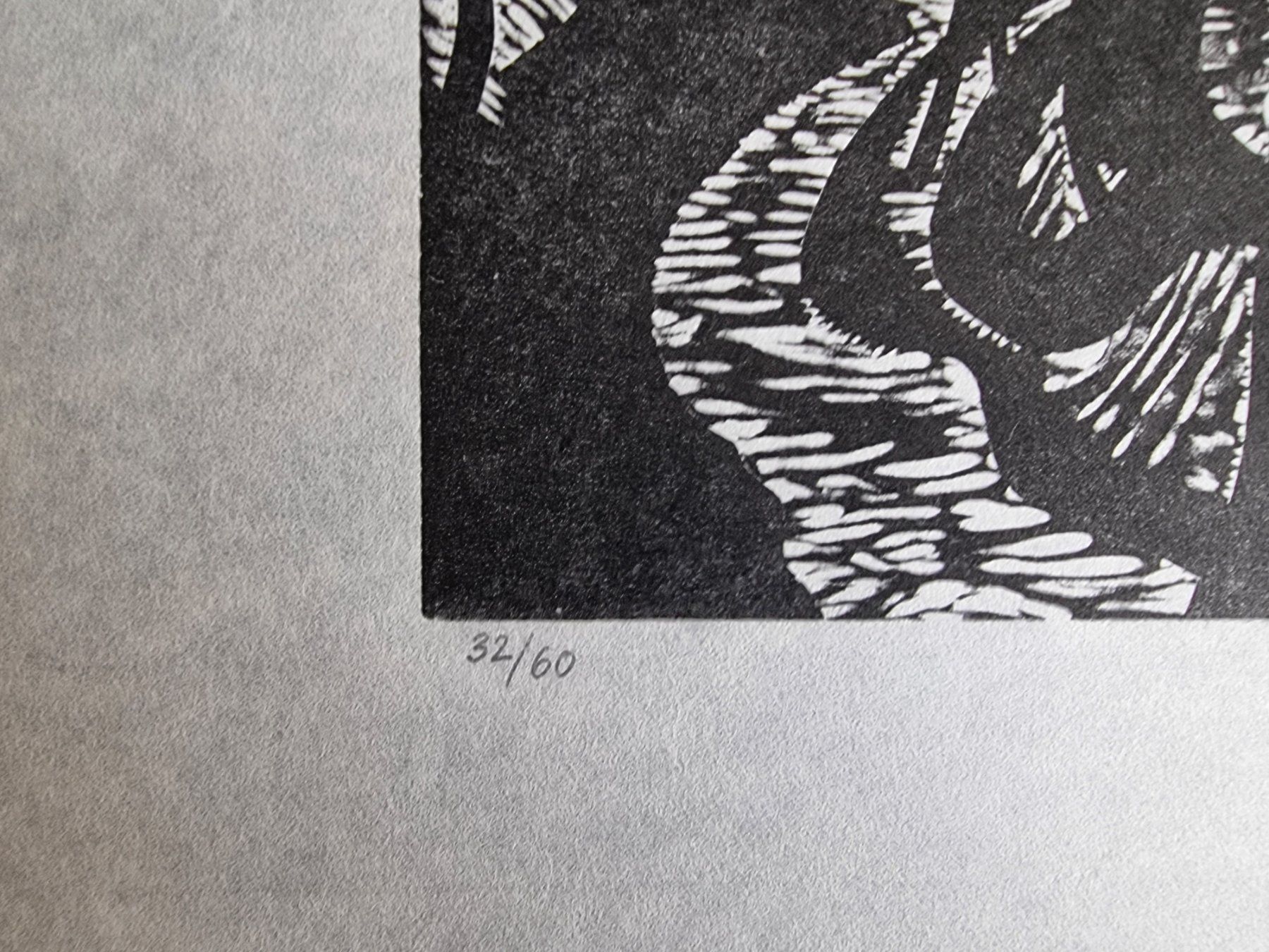Holzschnitte: ENGEL WILLY LINOLSCHNITT SIGNIERT NUMMERIERT – Gebraucht aus Gersau von grafik-kunst 2