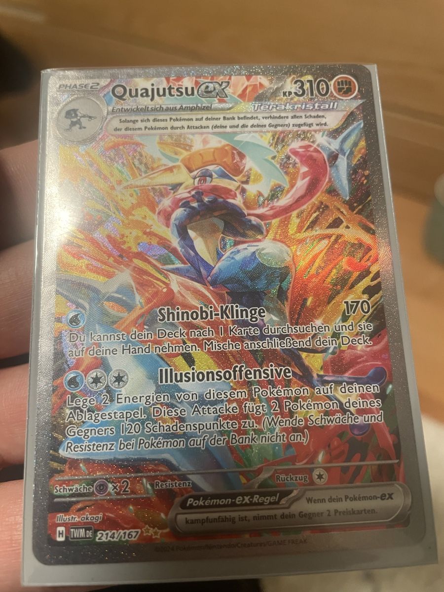 Pokémon Carte collezionabili: Quajutsu EX 310 kp - Pokemon Card - Tera – Nuovo (secondo la descrizione) da Baden venduto da ale_9jr2