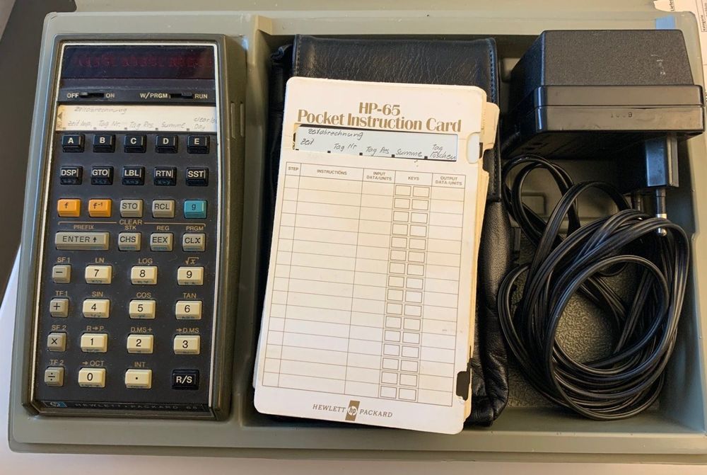 HewlettPackard HP 65 Vintage Rechner Kaufen auf Ricardo
