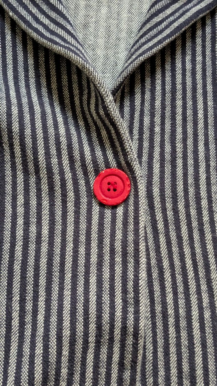Ensembles & Tailleurs: Blazer rayée bleue et rouge - 36 – D'occasion à Orsieres par IndianaJones50a 2