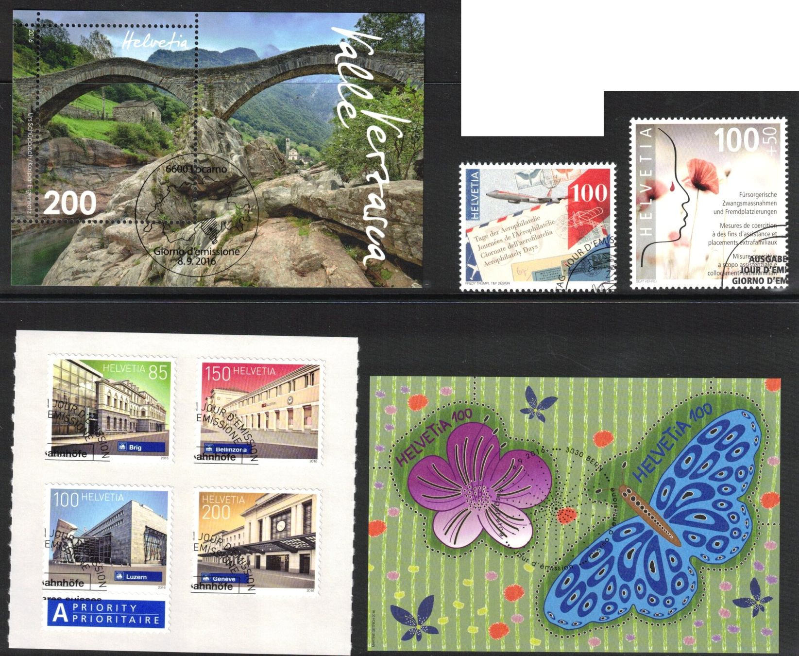 Tous les timbres: 3/2016    Einzelmarken  inkl. Solarimpuls     gestempelt – D'occasion à Mellingen par Ginger