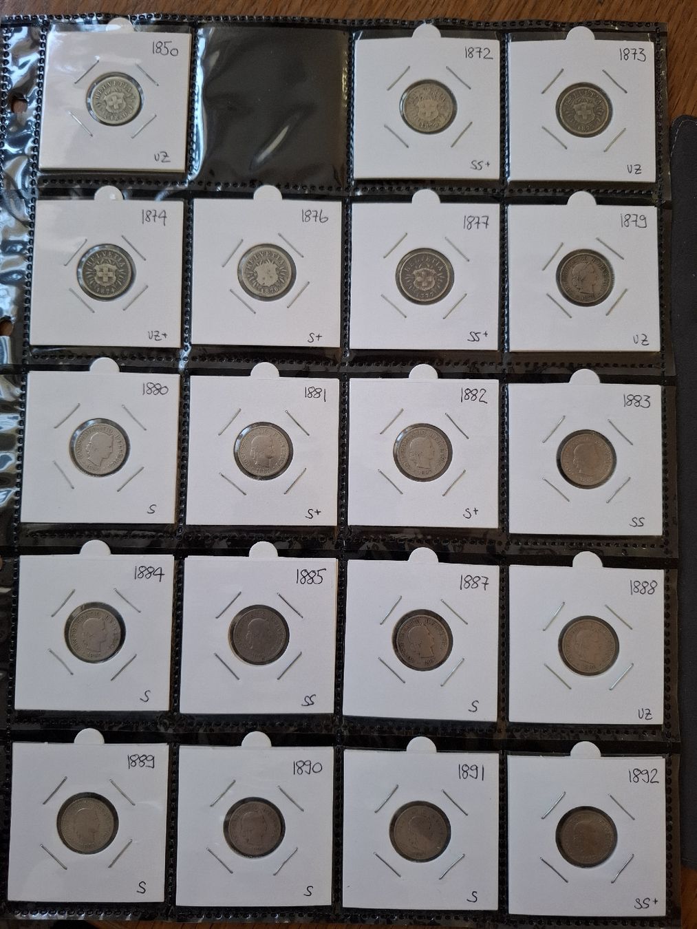 Alle Münzen: 5 Rappen Sammlung nr.43 – Gebraucht aus Hunzenschwil von Hardrock6