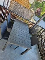 Garten-/ Balkontisch mit 4 Stühlen