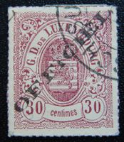 Luxemburg Kat. 7 I gest. 1875 sign. Kat. 100 Euro