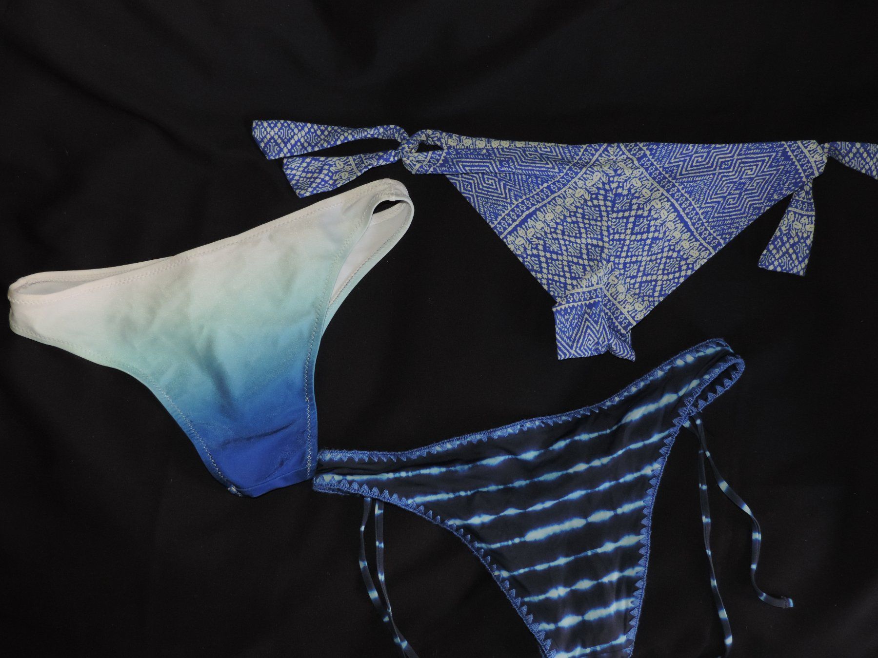 Costumi da bagno & Bikini: lot de 3 culottes de bain bleues – Usato da Genève venduto da Axelle333 6