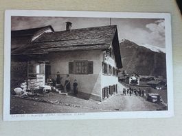 Alte PK / Gasthof und Pension Rössli Schwändi GL ca. 1920