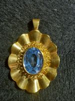 Anhänger Gold 750-5.17gr. mit Aquamarin