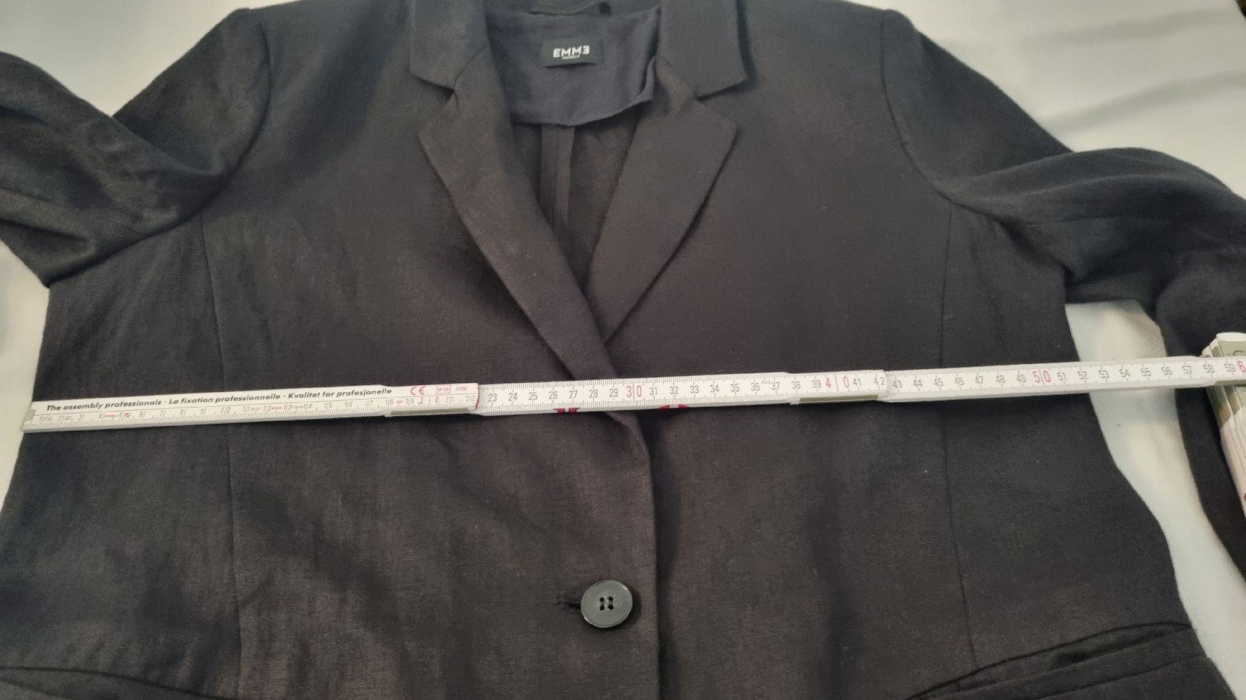 Marella Jacken: Cooler Leinenblazer von "EMME Marella" Gr. 42 – Neu (gemäss Beschreibung) aus Schneisingen von backstore24 7