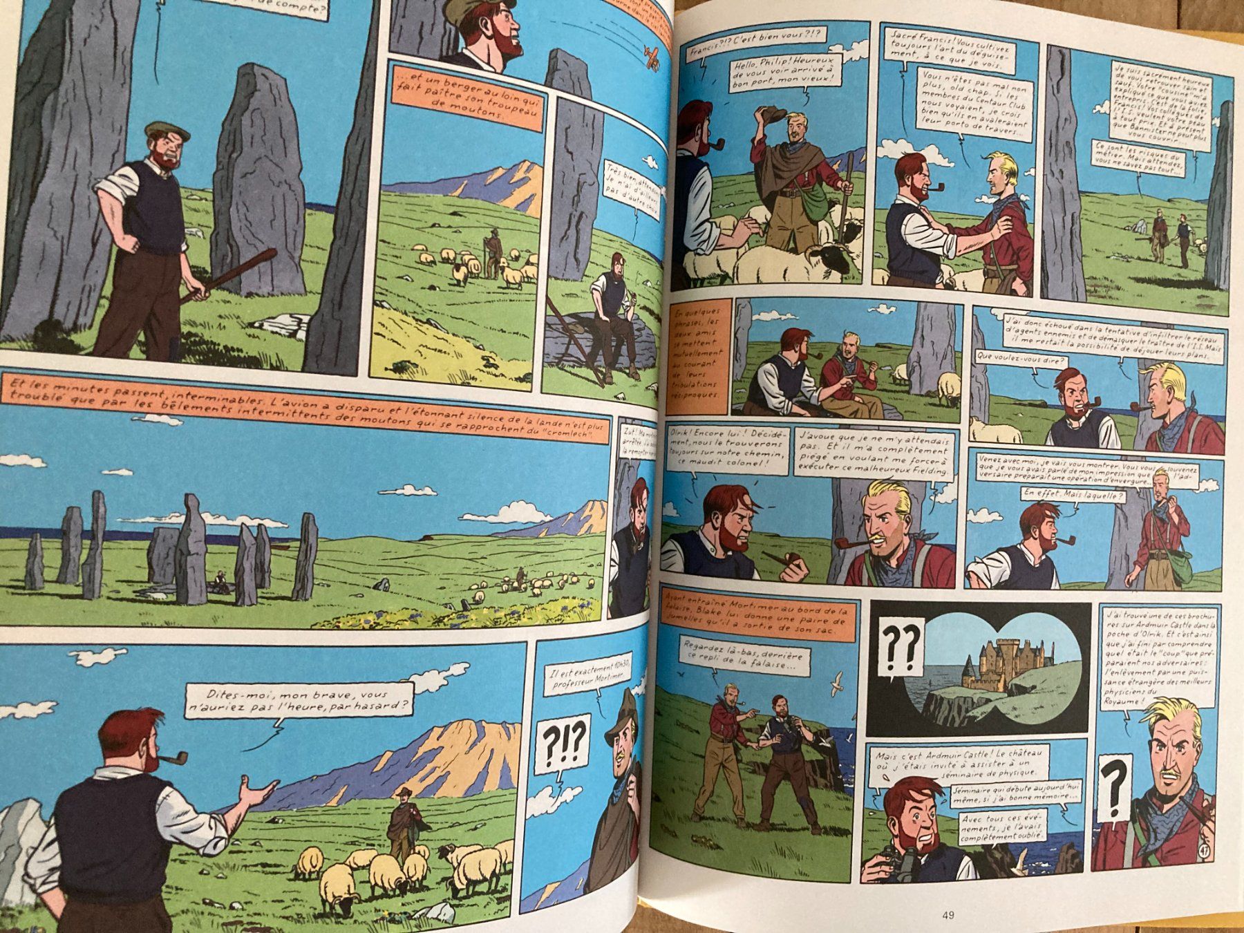 Fumetti: BLAKE & MORTIMER-L'affaire Francis Blake-EO 1996 – Usato da vaumarcus venduto da Nicolasorel 8