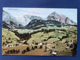 Alte Ansichtskarte Unterwasser SG, Berge, um 1925 Top!