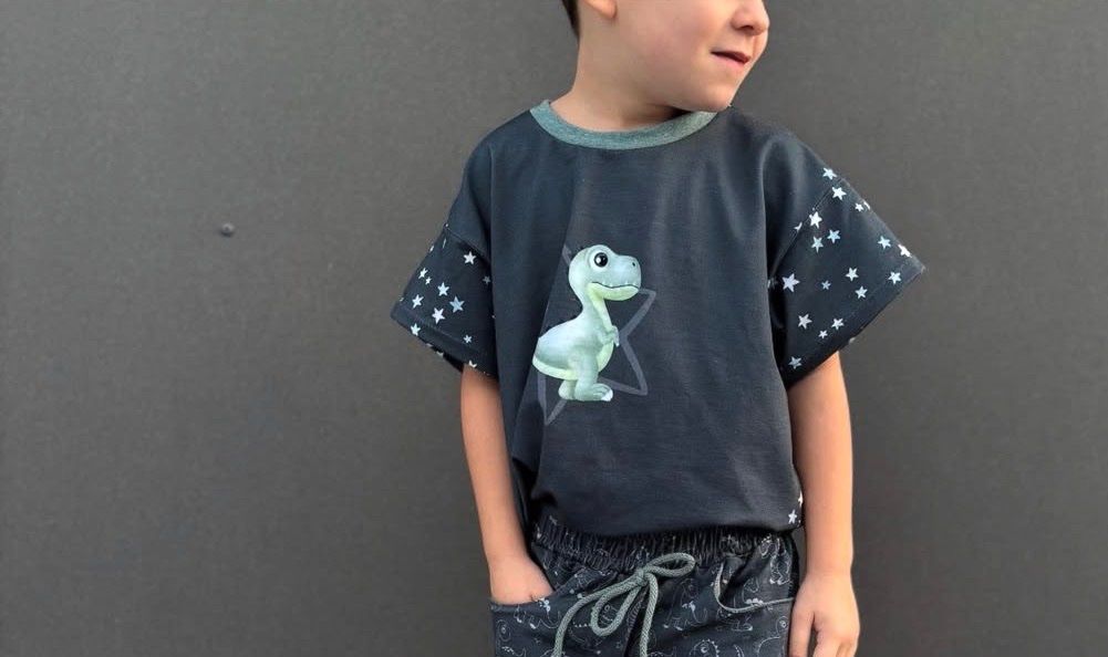 Hemden, T-Shirts & Polos: Dino T-Shirt Gr 110 – Gebraucht aus Mörschwil von Mibasel