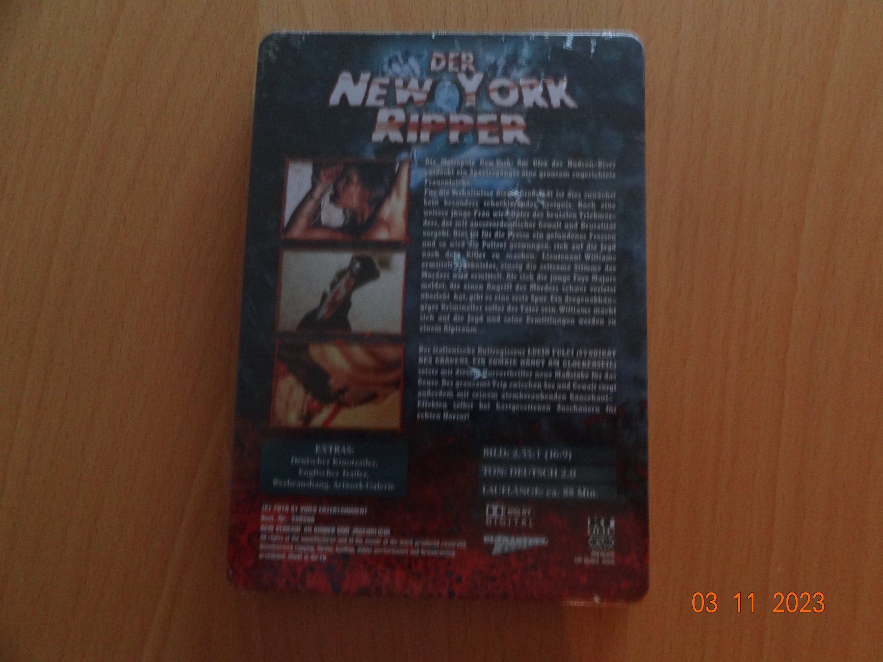 Der New York Ripper 1982 (XT-Video AT) Uncut OVP DVD (Neu und ...