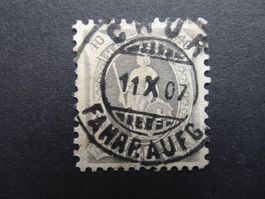 1907 Nr. 89A mit Vollstempel von CHUR