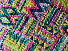 Tolle riesige MISSONI Tagesdecke / Steppdecke