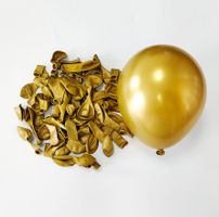 10 Stk. Ballone Ballon metallic gold Party Dekoration