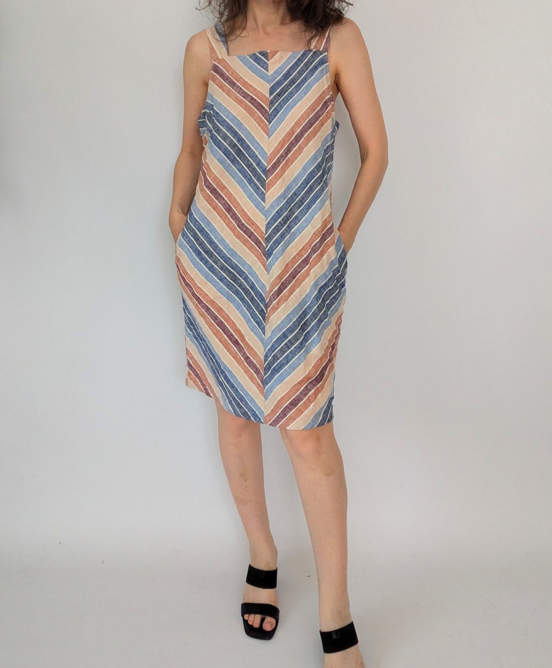 Next Vestiti: Next Kleid gestreift Grösse 40 Leinen-Viskose-Mix – Usato da Rorschach venduto da olg_5qq2