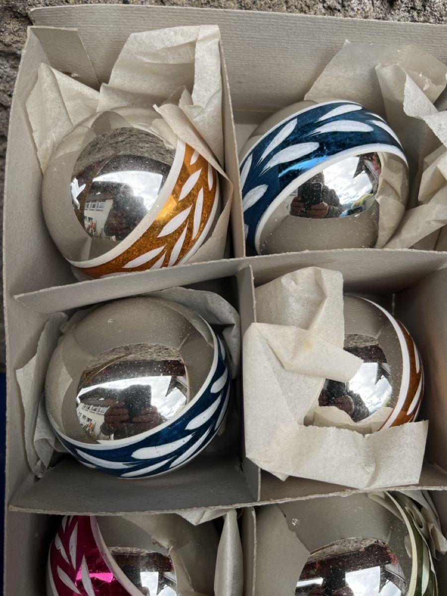 Tutte le decorazioni: 12 Christbaumkugeln Glas bunt gemustert gebraucht – Usato da Brienz BE venduto da hey_z9vg 2