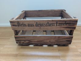 Vintage Weinkiste "Wein aus deutschen Landen"