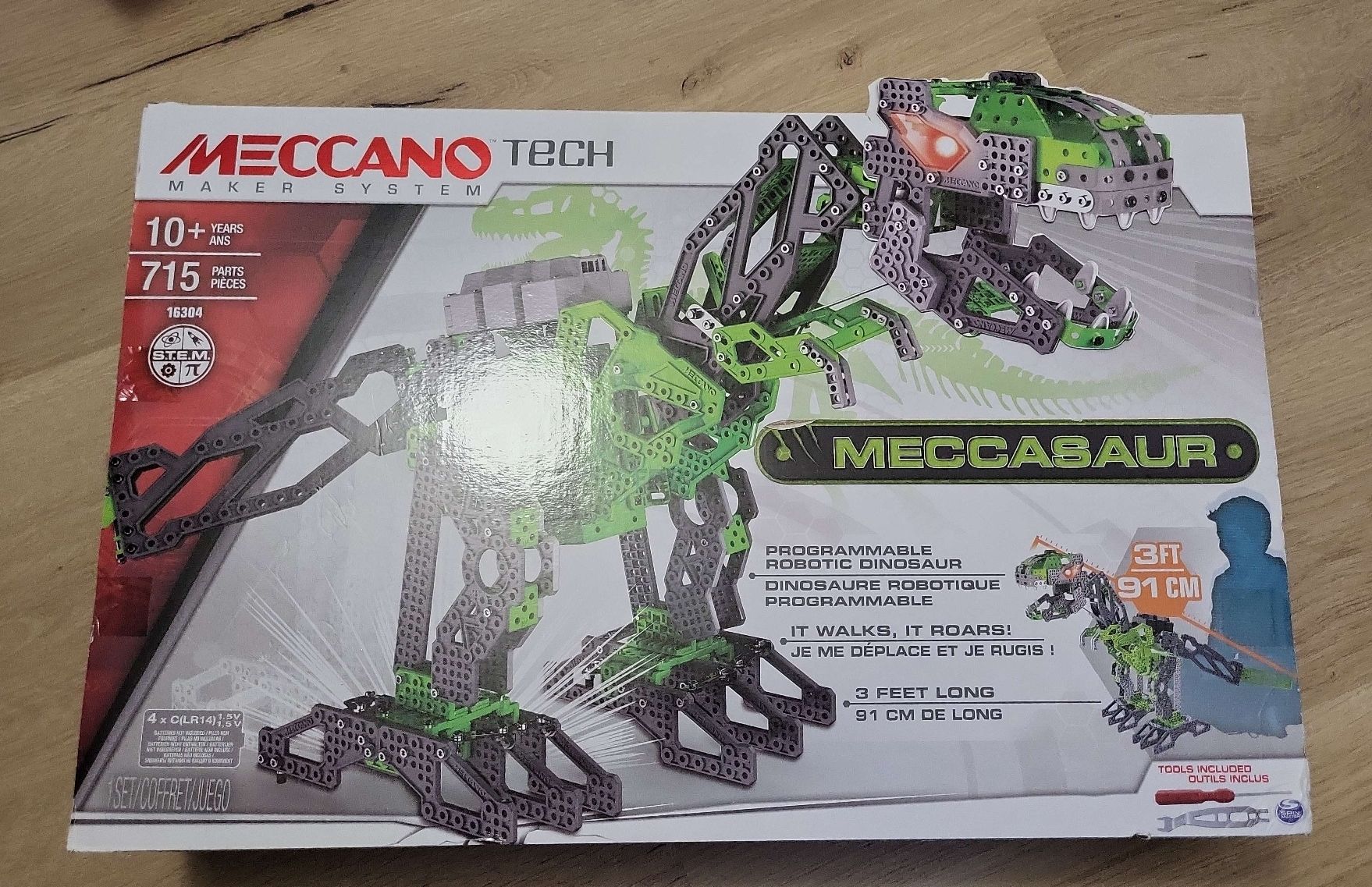 Meccano Kit di costruzioni: Meccano Tech Meccasaur Roboter Set 715 Teile – Nuovo e nell'imballaggio originale da Ibach venduto da Yotacelica